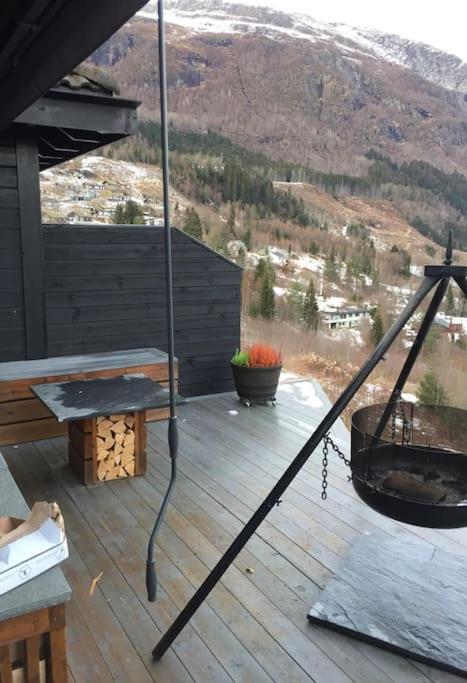 Voss - Flott Hytte I Bavallen Skulestadmo Extérieur photo